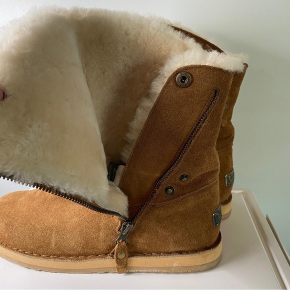 Cloud Nine Trixe Wheat Sheepskin Winter Boots - Picture 5 of 10
